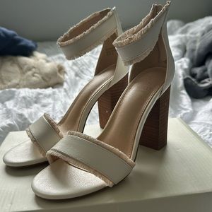 Bohme high heels, ankle strap, never worn, perfect condition
